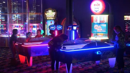 air hockey tables