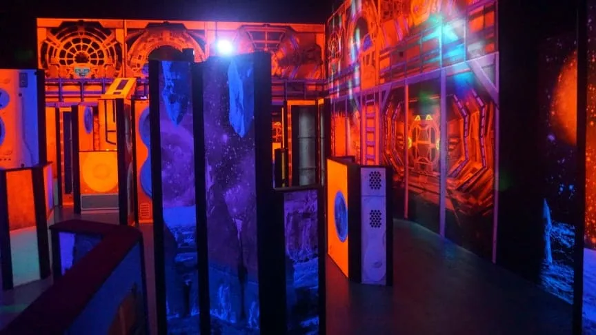laser tag arena